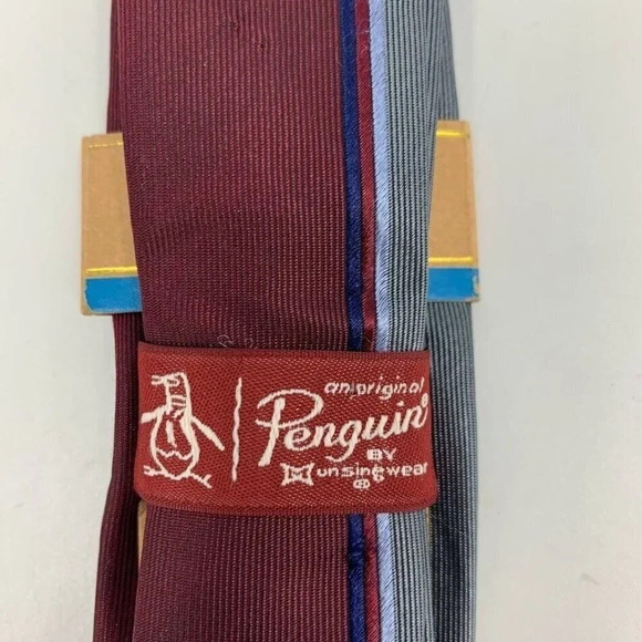 Original Penguin Men's London Floral Skinny Tie One Size NWT - Picture 4 of 6